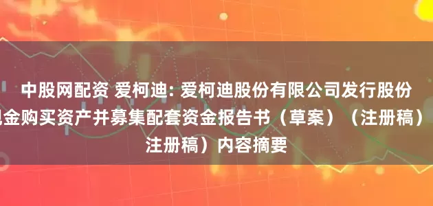 中股网配资 爱柯迪: 爱柯迪股份有限公司发行股份及支付现金购买资产并募集配套资金报告书（草案）（注册稿）内容摘要